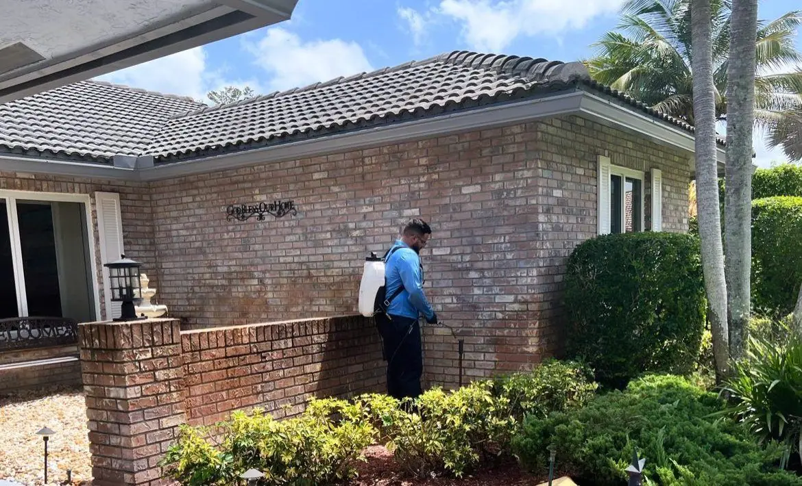 AlphaPro Pest Control on the job in Broward County