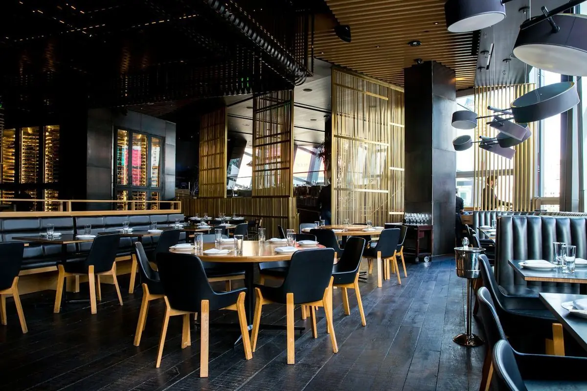 Restaurant dining room serviced by AlphaPro
